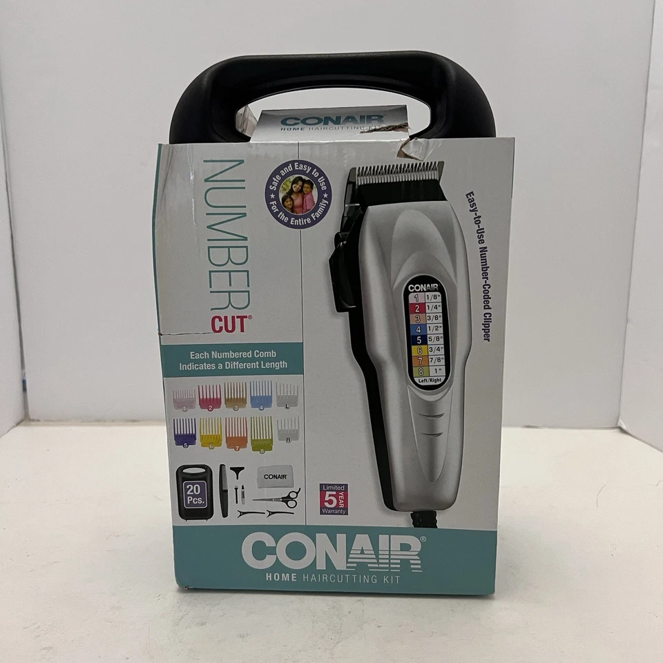 Conair Number Cut 20 Piece Haircut Kit HC408RN New in Box - Image 1 of 4