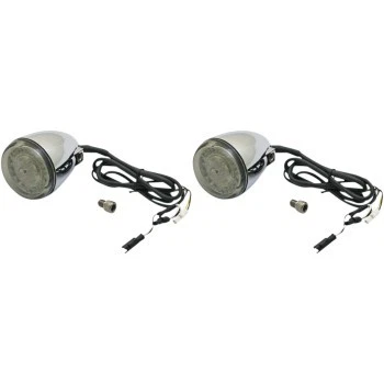 Custom Dynamics ProBEAM Dynamic Ringz LED Front Turn Signals, Chrome - - Image 1 of 4
