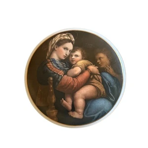 Madonna Della Seggiola Raffaello (1483-1520) Made In Italy 12,5" Porzellan Teller - Bild 1 von 10
