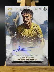 2022-23 Topps Inception Fabio Blanco Blue Auto RC - Picture 1 of 2