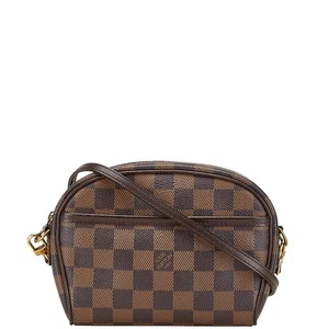LOUIS VUITTON Damier Pochette Ipanema Shoulder Bag Pouch 2WAY N51296 【Used】 - Picture 1 of 8