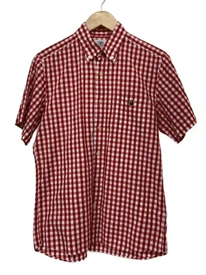 A BATHING APE Short Sleeve Shirts Red L Used - Image 1 of 4