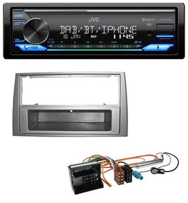 JVC Bluetooth DAB USB MP3 Autoradio für Peugeot 308 07-09 dunkelsilber - Bild 1 von 4