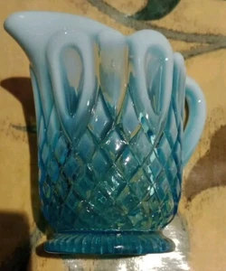 Job Lot Antique Davidson Pearline Turquoise Coloured Glass - Picture 1 of 15