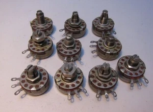 Qty 10 assorted  Allen Bradley A-B Type J Lockimg Potentiometers 2W - Picture 1 of 4