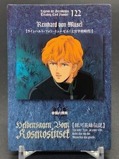 Reinhard von Müsel Legend of the Galactic Hero 122 Card Movic 1998 Japanese