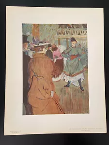 QUADRILLE AT THE MOULIN ROUGE Toulouse-Lautrec NGA Gravure Art Print - Picture 1 of 2
