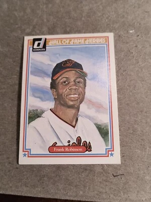 Frank Robinson 1983 Donruss Salón de la Fama Héroes #19 Envío Gratis Foto 1 de 2