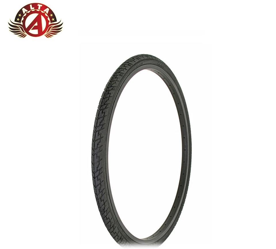 ALTA BICYCLE WIRE BEAD 24 x 1-3/8 DURABLE TIRE BLACK CROSS RANGER TREAD.