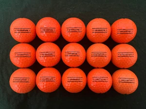 15 NITRO CROSSFIRE ORANGE GOLF BALLS - MINT/NEAR MINT - SAME BALLS IN PHOTOS - Picture 1 of 2