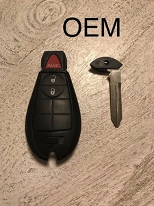 OEM Dodge Ram Fobik Remote Key Fob 3B FCC: GQ4-53T, P/N: 56046953AG - Picture 1 of 3
