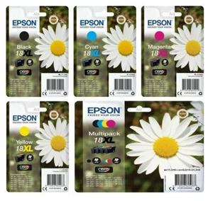 Genuine Epson 18XL Daisy Ink Cartridges For XP-102 XP-202 XP-205 XP-30 XP302 Lot - Picture 1 of 6