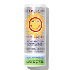 California Baby Super Sensitive SPF 30+ Sunscreen Stick 0.5 oz - Picture 1 of 2