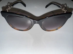 Emilio Pucci EP157 90W Blue Cat Eye Sunglasses Frame 54-21-140 54M Teal Black - Picture 1 of 6