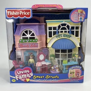 Fisher Price Sweet Streets Tienda de Mascotas y Salón de Belleza Juego Familia Amorosa ¡NUEVO! - Imagen 1 de 23