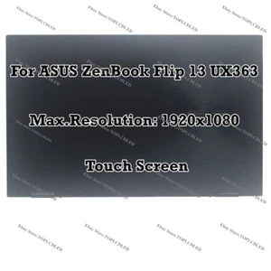 13.3" ASUS ZenBook Flip UX363 UX363EA FHD LCD LED Touch Screen Assembly Display - Picture 1 of 7