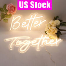 US Stock Better Together Integrative LED Neon Sign Party Decor Hanging Lamp