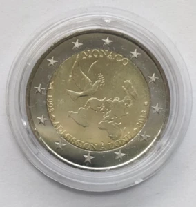 Monaco 2013-2 € 20 Jahre UN Mitgliedschaft -st. unc. in Kapsel - Bild 1 von 2