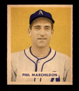 1949 Bowman #187 Phil Marchildon - EX-MT