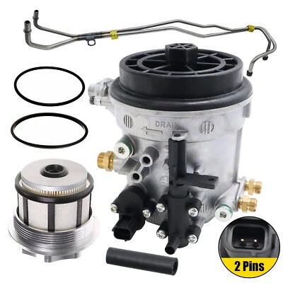 Fit Motorcraft Ford F-250 F-350 Fuel Filter Housing W/Filter/Supply Return Line Foto 1 de 4