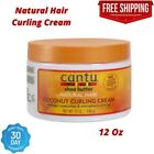 Cantu Coconut Curling Cream, 12 Ounce damp hair Natural Weightless moisturizes