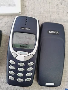 Oryginalny i pudełko Nokia 3310 niebieski odblokowany 2G GSM 900/1800 telefon komórkowy - Zdjęcie 1 z 12