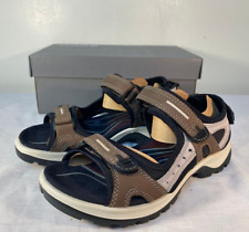 Ecco Yucatan Sandals Women's Birch Leather Comfort - EU 38 (US 7-7.5)