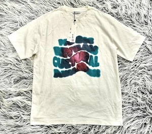 NUEVO Zara Mujeres Gráfico Blanco Conciencia Cultural Mangas Cortas Algodón Camiseta M - Imagen 1 de 8