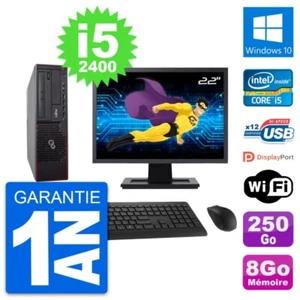PC Fujitsu E700 Dt Bildschirm 22 " Intel i5-2400 RAM 8Go Scheibe 250Go Windows - Bild 1 von 3