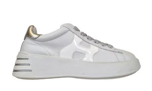 Hogan scarpe sneaker donna rebel H564 HXW5640DN60PK10351 bianco e argento - Picture 1 of 6