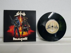 Sodom  Inside my Crosshairs / Running Wild  Warmongers Vinyl Single 7“ LP Platte - Bild 1 von 2