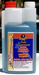 SMT3 Fuel System Treatment 1L Litre Petrol/Diesel Save Fuel Injector Cleaner UCL - Picture 1 of 7