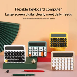 School Calculator Auto Shut Off Counting Clear Printing Handheld Calculator Long - Picture 1 of 11