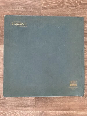 Vtg 1977 Scrabble Deluxe Edition Turntable Selchow & Righter Red Tiles - Image 1 of 4