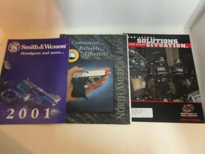 Vtg Lot 2000-2001 Firearm Advertising Brochures Smith & Wesson N American Arms - Picture 1 of 12