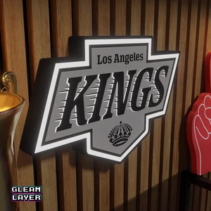 Los Angeles Kings Led Light Box NHL Sports Bar Light Display Wall Sign - Bild 1 von 5