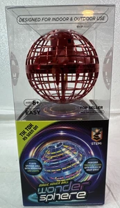 Wonder Sphere Magic Hover Ball- Red Color- Skill Level Easy- STEM Certified - Picture 1 of 6