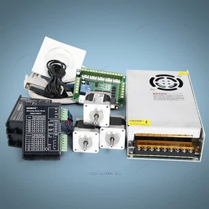 CNC Kit 3 Axis Nema16 40oz-in Stepper Motor 24V PSU For Mill/Router/Engraving - Picture 1 of 12