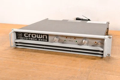 Crown Macro-Tech 2402 2-Channel Power Amplifier CG01UDY - Image 1 of 4