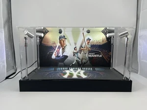 Mickey Mantle - Yankees - Custom 2-3 Card PSA Display Case W/ LED Lights - Picture 1 of 7