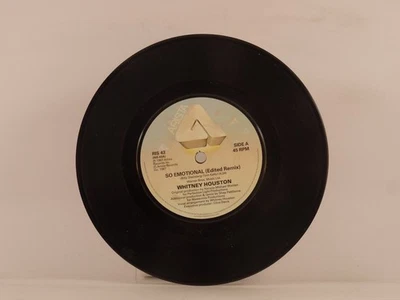 WHITNEY HOUSTON SO EMOTIONAL / FOR THE LOVE OF YOU (112) 2 Track 7" Single inclu - Image 1 of 4