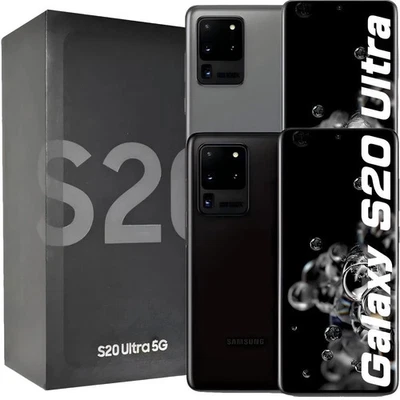 NUEVO-Sellado Samsung Galaxy S20 Ultra 5G G988U1 128 GB Totalmente Desbloqueado Verizon AT&T Foto 1 de 4