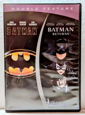 DOUBLE FEATURE BATMAN + RETURNS DVD MOVIE *BUY 2 GET 1 FREE*-*TRACKING INCLUDED* - Image 1 of 2