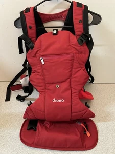 NEU Diono Carus Essentials 3-in-1 Babytragesystem, rot (Geburt bis 33 lbs) - Bild 1 von 7