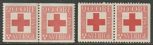 EDSROOM-10380 Sweden 358,359 MNH 1945 Complete Pair Red Cross CV$6.60 - Picture 1 of 2