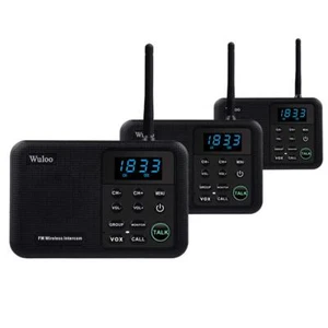 1 Mile 22 Channel FM Digital Radio Wireless Intercom Room to Room Walkie Talkies - Picture 1 of 7