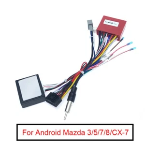 For Mazda 3 5 6 8 CX-7 Stereo Radio Wiring Harness Power Cable w/ Canbus 16Pin - Picture 1 of 7