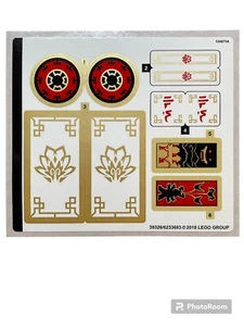 NUEVO LEGO | Hoja de Adhesivos para Set 70643 Ninjago - Templo de la Resurrección - Imagen 1 de 1