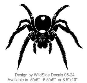 Tarantula Spider Decal Crawling vinyl car motorcycle decals sticker - Picture 1 of 6