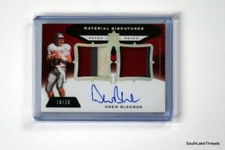 2013 Upper Deck Ultimate Collection Drew Bledsoe Material Signatures 10/10 SSP